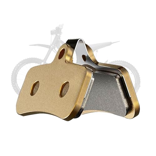 JFG RACING Electric Dirt Bike Front&Rear Brake Pads for Surron LBX,1 Pcs - color: Gold, size: 1