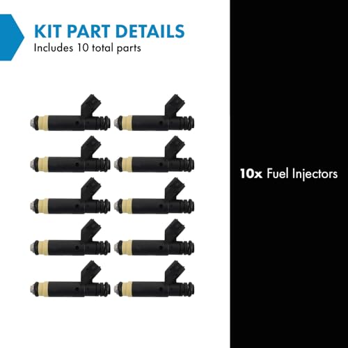 TRQ Fuel Injector Set - style: FIA58819