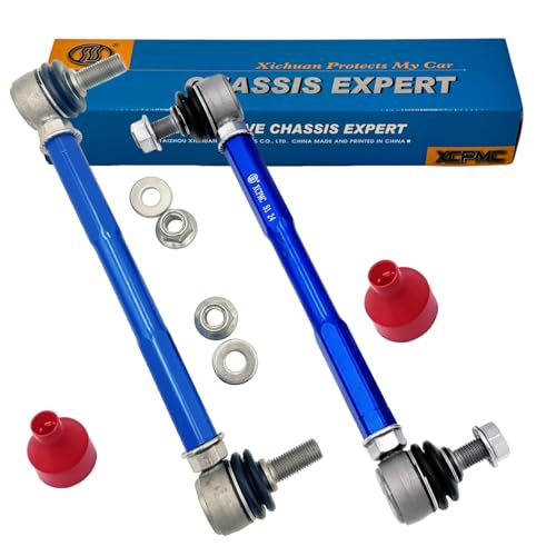 2Pcs 9.84-11.81' 250-300mm M10 Modified Adjustable Stabilizer Sway Bar Link - size: Front-9.84-11.81Inch-M10