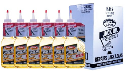 Bar's Leaks HJ12-6PK Jack Oil with Stop Leak - 12.5 oz., (Pack of 6) - size: Pack of 6, style: 6 Pack