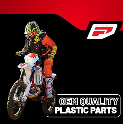Polisport Motocross (MX) Restyling Kit for Honda CR125/250 (2004-07) Dirt Bike – OEM Quality, Durable, Flexible & Perfect Fit – Black