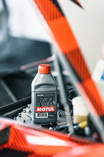 Motul RBF 700 Factory Line Racing Brake Fluid, Full Synthetic DOT 4 Brake Fluid with High Boiling Point, for Hydraulic and Clutch Systems, for Extreme Temperatures