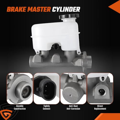 Brake Master Cylinder fit for Chevrolet Blazer S10 Sonoma 2000-2004，fit for Oldsmobile Bravada 2000-2001,Compatible with Suzuki Jimmy 2000-2005, M630034, 18042802,18060793 - size: M630034
