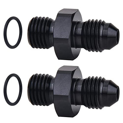 EVIL ENERGY 4AN Flare to AN4 ORB Male O-Ring 2PCS Fitting Adapter - size: 4AN ORB to 4AN