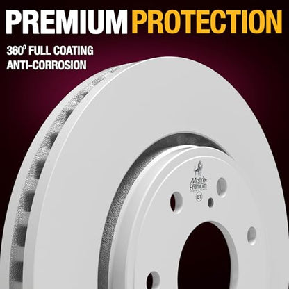 Metrix Premium Chassis Parts 350 mm Front Brake Rotor Kit Fits Ford F-150 - size: 91749MT