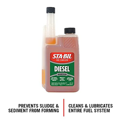 STA-BIL Diesel Fuel Stabilizer, 32 oz - size: 1 Count (Pack of 1)