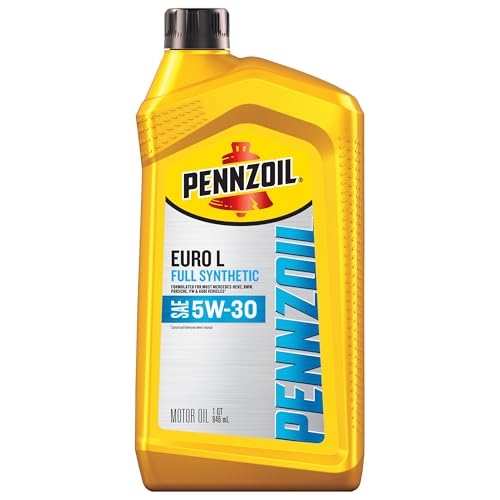 Pennzoil Platinum Euro L Full Synthetic 5W-30 Motor Oil, 1 Quart - size: 1 Quart, style: 1-Pack