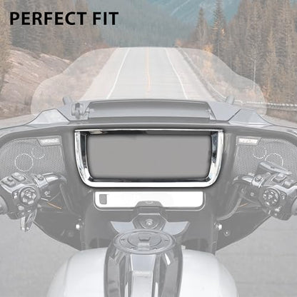 Dashboards Inner Fairing Trim for Street Glide 2024-2026, Chrome