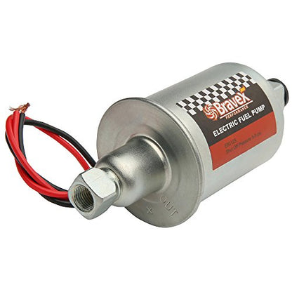 Bravex E8012S Universal Electric Fuel Pump Low Pressure 5-9 PSI 12V w/Installation Kit - color: E8012S(5-9 PSI)
