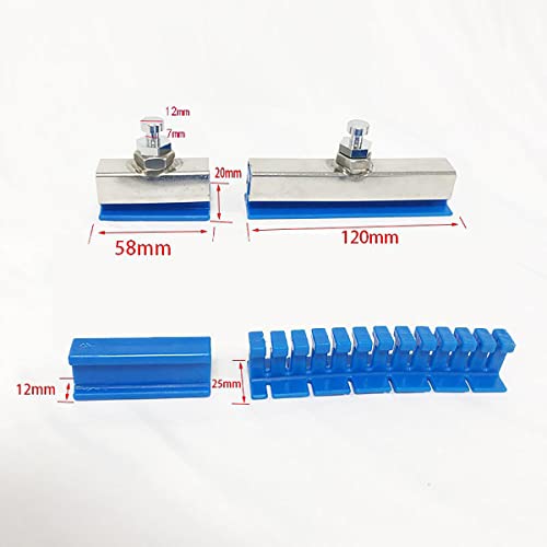 CYGOODS 10pcs/Set Adhesive Green Blue Glue Tabs Tools Kits for Car Paintless Dent Repair Tool Auto Dent Repair Tools Long Dent Repair Tools - size: 10pcs slot and nylon glue tab set