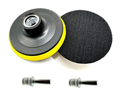 2 Pack 3" Hook and Loop Backing Pads Foam Backer Pad with 5/8”-11 - style: 3"