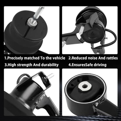 Engine Mount and Trans Mount kit Compatible with 2007-2017 Camry 3.5L - size: 2008-2012 Avalon 3.5L