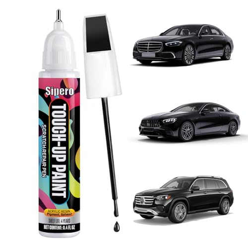 Obsidian Black (197/9197) Touch Up Paint for Mercedes G/S/Maybach - color: Obsidian Black (197/9197)