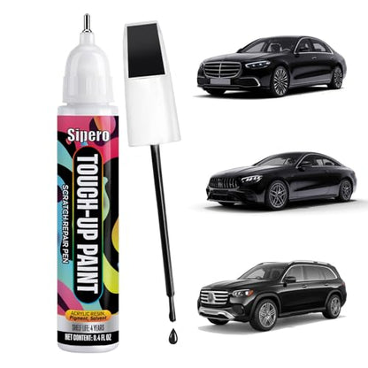 Obsidian Black (197/9197) Touch Up Paint for Mercedes G/S/Maybach - color: Obsidian Black (197/9197)