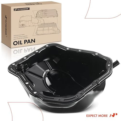 A-Premium Engine Oil Pan Sump with Drain Plug - style: Oil Pan Only