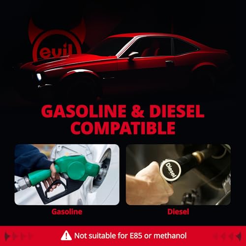 EVIL ENERGY 6AN Fuel Line Kit 10FT CPE Hose 100 Micron Filter 50mm Bracket - size: 100 Micron