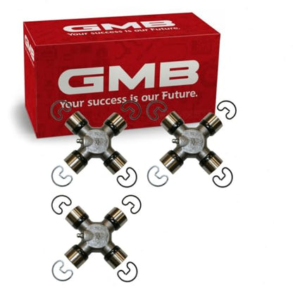 3 pc GMB Rear Shaft All Universal Joints for Ford F-250 Super Duty 2011-19