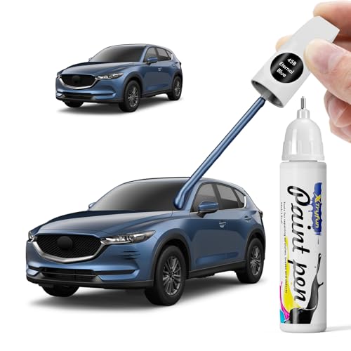 45B Eternal Blue Touch Up Paint Compatible with Mazda - color: Eternal Blue 45B