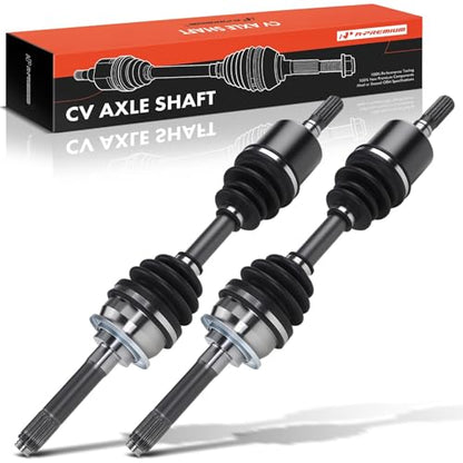 A-Premium Set of 2 Front CV Axle Shaft Assembly - style: Front Driver and Passenger Side