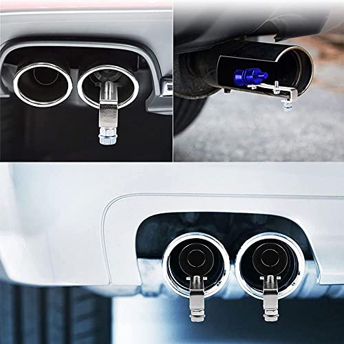 2PCS Car Turbo Whistle, Aluminum Alloy Universal Turbo Whistle - color: Blue