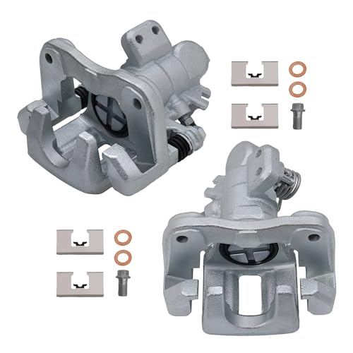 19B3298 19B3299 Rear Disc Brake Calipers Compatible with 2006-2015 Civic - size: Rear 19B3298+19B3299