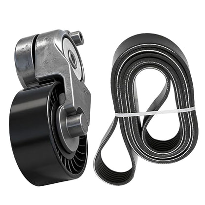 Serpentine Drive Belt and Tensioner Kit For Scion tC 11-16 Toyota - size: Toyota Camry, Rav4, Scion Tc (09-18)