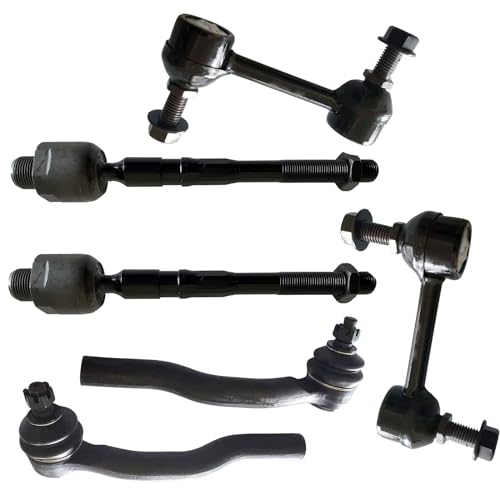 Front Tie Rods & Sway Bar for Ford Edge 2007-2014, for Lincoln MKX 2007-15 - size: K750159 ES800473 ES800474 EV800576