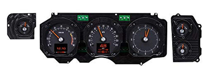 Dakota Digital RTX-70C-CVL-X Retrotech Gauge Instrument System Compatible with 1970-72 Chevy Chevelle SS/Monte Carlo/El Camino and 1971 GMC Spring SP