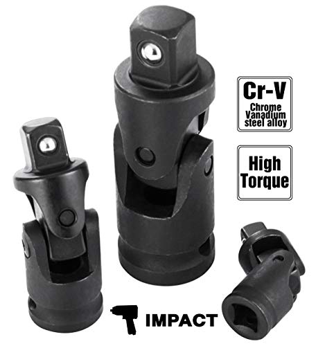 EPAuto Impact 범용 조인트 세트, Cr-V, 3피스 - size: Universal Joint Set