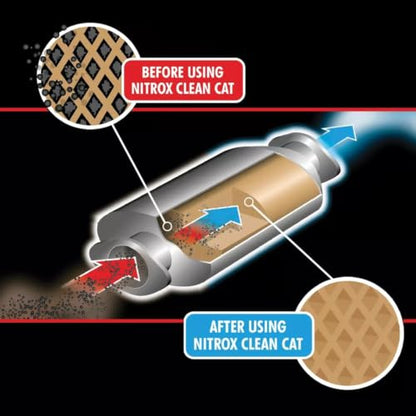 Nitrox Clean Cat Catalytic Converter Cleaner, 17 fl oz [Pack of 6] - color: Gasoline, size: 17 Fl Oz (Pack of 6)