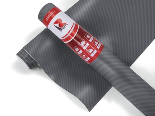 3M 2080 Series CFS201 Anthracite Carbon Fiber Dual Cast 3D Weave Embossed - color: Carbon Fiber Anthracite - 2080 CFS201, size: 1ft x 1ft