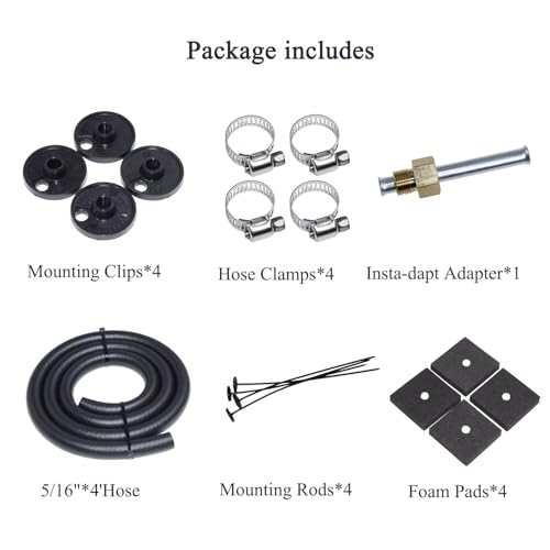 Transmission Oil Cooler Kit, Aluminium alloy Radiator with 5/16" Tube and Hose Mounting Kit(Black) (6 Pass) - color: Black, size: 6 Pass