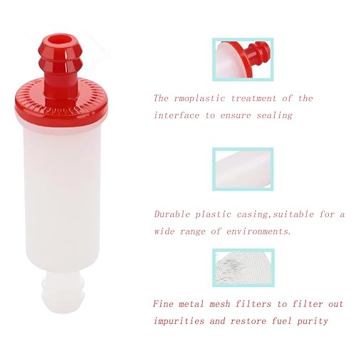 2530009 2630009 1/4 inline Fuel Filter fits Polaris Trail Boss 250 325 330 Sportsman 400 500 550 Hawkeye Xpresss Xplorer 300 400 Parts