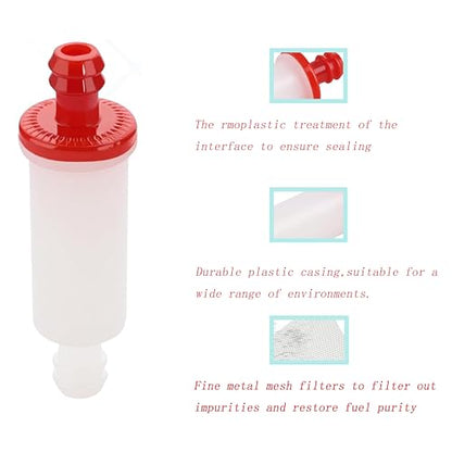 2530009 2630009 1/4 inline Fuel Filter fits Polaris Trail Boss 250 325 330 Sportsman 400 500 550 Hawkeye Xpresss Xplorer 300 400 Parts