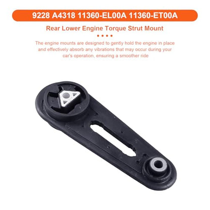 Engine Motor Mount Compatible with Nissan Sentra 07-12 L4 2.0L - size: Nissan Sentra 07-12 L4 2.0L