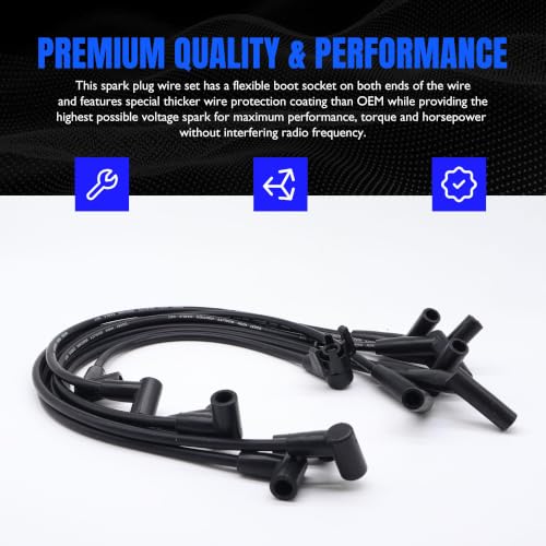 6716081 Ignition Spark Plug Wires Replace ZZM118140 671-6081 - style: 6660