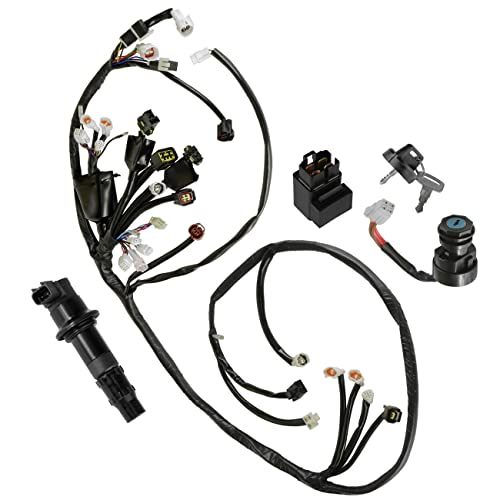 Caltric Wire Harness/Starter/Ignition Key Switch,Coil Compatible with Yamaha YFZ450 Bill Ballance 2006 2007