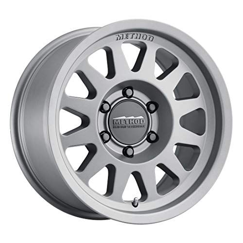 Method Race Wheels 704 Titanium 17x8.5" 6x5.5", 0mm offset 4.75" Backspace, MR70478560800 - color: Titanium, size: 17x8.5 inches, 6x5.5, 0/4.75"