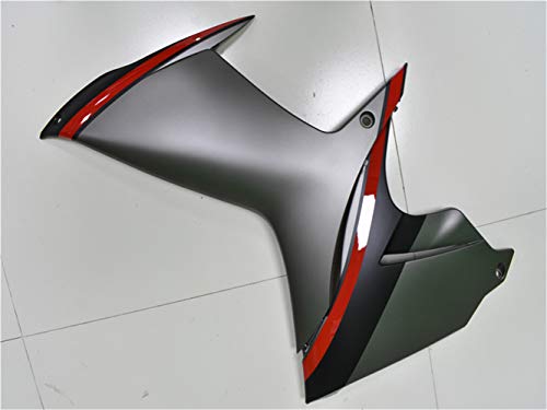 YTL Grey Black Full Fairing Fit for Suzuki 2011-2026 GSXR 600/750 - color: 010 Grey Black