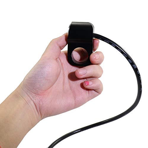 Jeemiter 1 inch 25mm Motorcycle Handlebar Switch 12V 10A ON/Off with LED - color: Red LED for 1inch