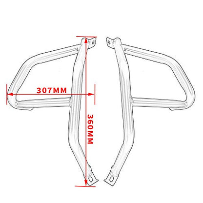 Motorcycle Ninja400 Ninja250 Highway Stunt Cage Crash Bar Engine Guard Side Frame Falling Protector Bumper for Ka.wasaki Ninja 400 250 Ninja-400 Ninja-250 2018 2019 2020 2021 2022 2023 Parts
