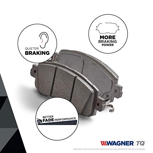 Wagner Brake ThermoQuiet QC1092 Ceramic Disc Brake Pad Set - size: QC1092, style: TQ - Ceramic