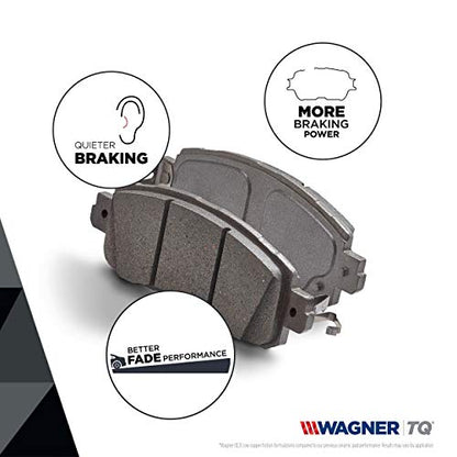 Wagner Brake ThermoQuiet QC1092 Ceramic Disc Brake Pad Set - size: QC1092, style: TQ - Ceramic