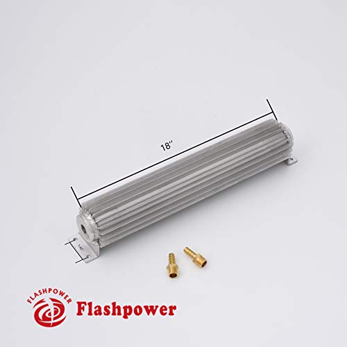 18" Single Pass Aluminum Finned Transmission Oil Coolers - color: Single Pass, size: 18''