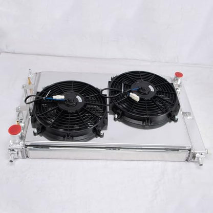 Ford Mustang Radiator Shroud Fan Compatible with 1997-2004 Ford Mustang GT SVT Cobra 4.6L 5.4L V8 1998 1999 2000 2001 2002 2003 Mustang All Aluminum Radiators with Fan Shroud