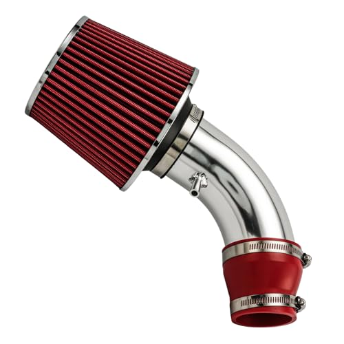 PHILTOP Cold Air Intake Red Tube Compatible With 2001-2009 PT Cruiser 2.4L Naturally Aspirated, Red - color: Red, size: 2001-2009 PT Cruiser 2.4L Naturally Aspirated