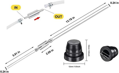 Brake Bleeder Hose - for Car Motorcyle Clutch One Way Check Valve Tube Bleeding Tool Kit 2pcs