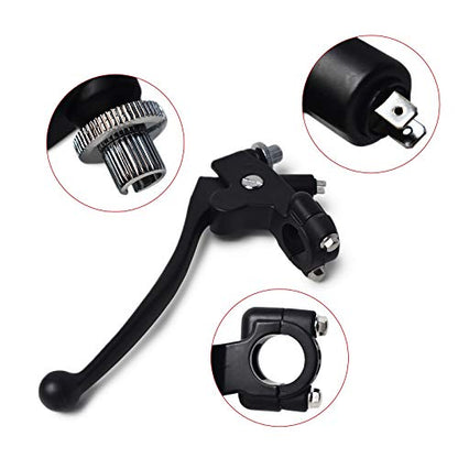 7/8" Motorcycle Brake Master Cylinder Clutch Levers Set Universal
