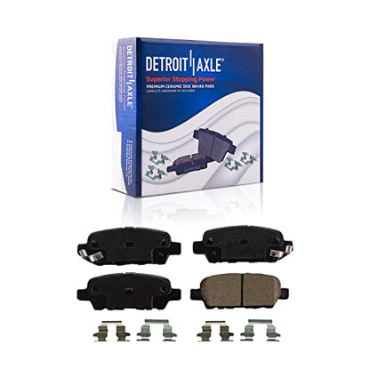 Detroit Axle - Rear Brake Kit for Infiniti JX35 M35H M37 M56 QX60 - size: 6BPR3700163/kit