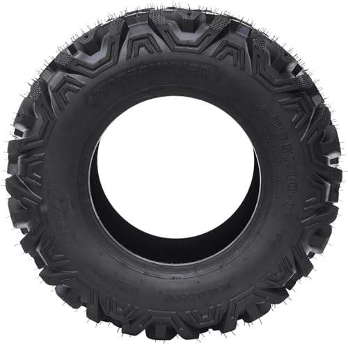 Garvee Set of 4 ATV UTV Tires 26x9-12, 6 PR Tubeless All-Terrain Tires for Mud, Dirt, Desert, Rock - Replacement Tires - size: 26x9-12 & 26x9-12, style: Pattern A